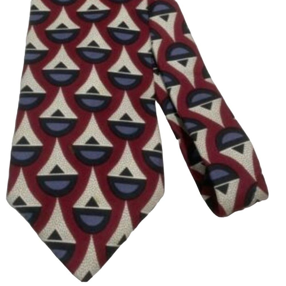 Jsaco Burgundy Red Purple / Tie / Imported Silk / 3.5" x 58" / Made in USA